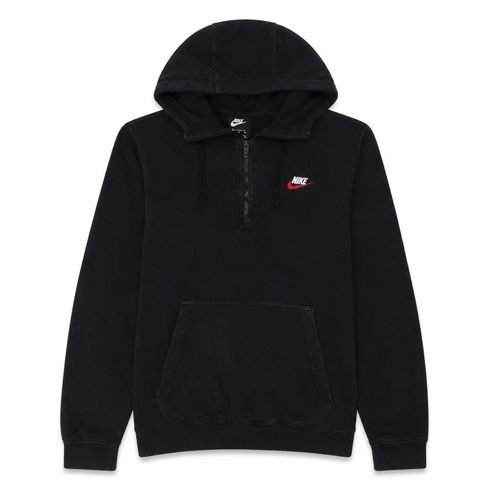 Nike Men's Black 1/4 Zip Pullover Hoodie Size M Sports Fleece