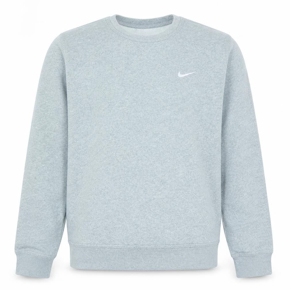 Nike Men's Grey Crew Neck Pullover Sweatshirt L Regular Fit