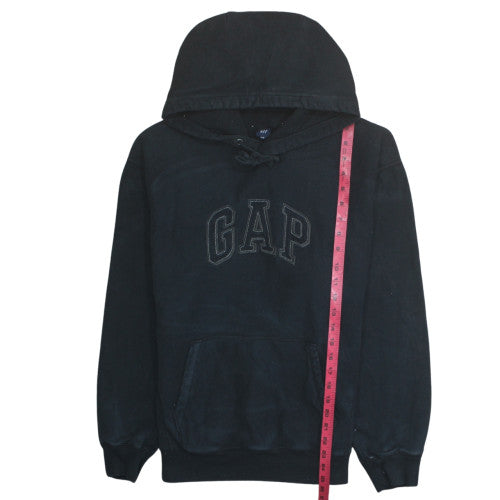 GAP Women Black Pullover Hoodie S Cotton Fleece Casual