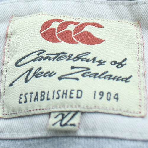Canterbury of New Zealand Men's Grey Cotton Crew Neck Sweatshirt L