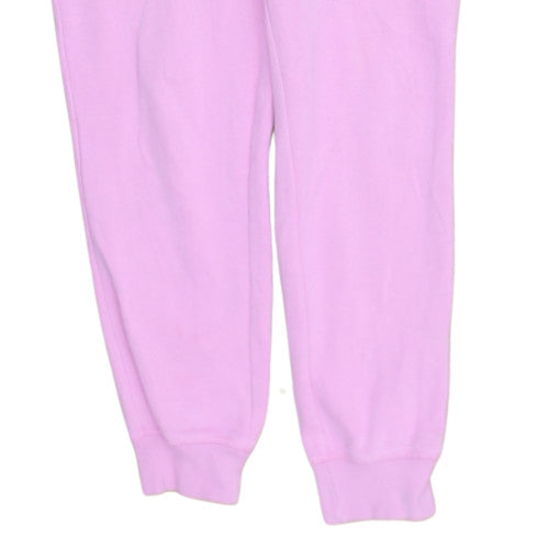 Champion Womens Pink Small Fleece Cuffed Sweatpants Casual Trousers