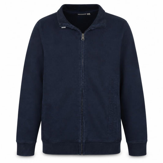 Napapijri Men’s Blue Full Zip Fleece Sweatshirt M