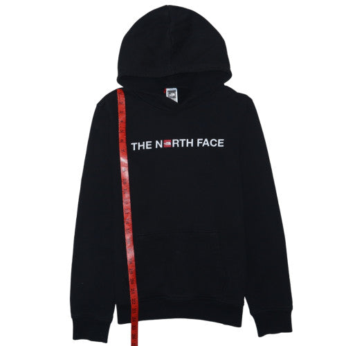 The North Face Boys Black XL Pullover Hoodie 100% Cotton Logo Sweatshirt