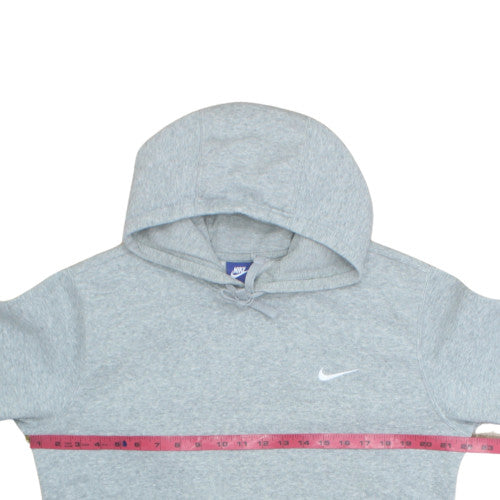 Nike Men's Grey Medium Pullover Hoodie Fleece Sweatshirt