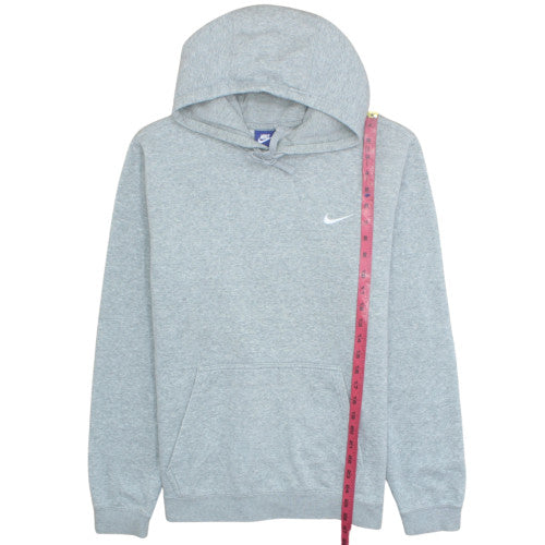 Nike Men's Grey Medium Pullover Hoodie Fleece Sweatshirt