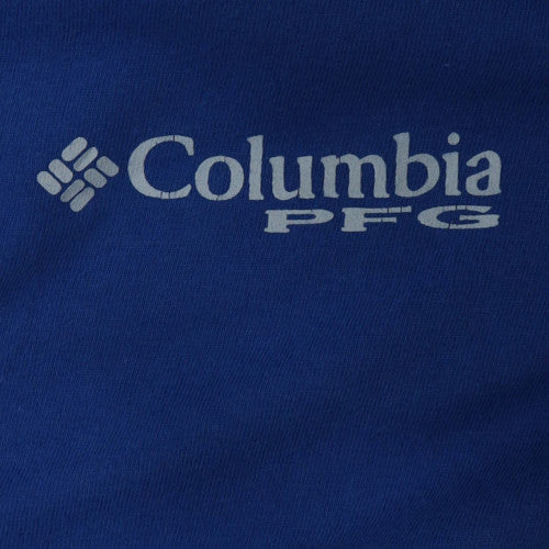 Columbia Men's Blue XXL PFG Fishing Graphic Short Sleeve T-Shirt