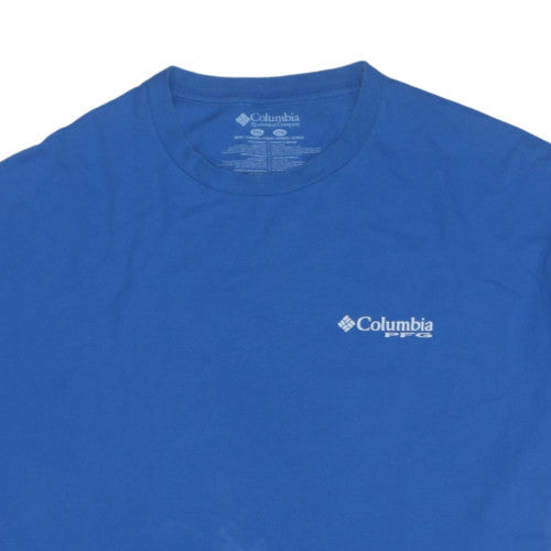 Columbia Men's Blue XXL PFG Fishing Graphic Short Sleeve T-Shirt