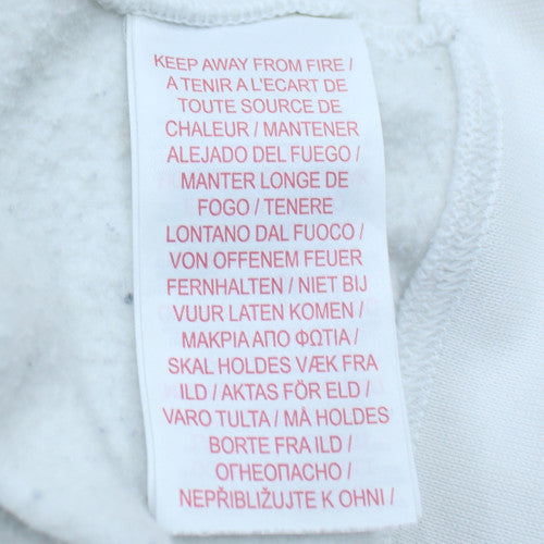 Nike Boys White XL Pullover Hoodie with Logo & Kangaroo Pocket