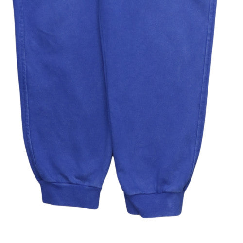 Nike Men's Blue Fleece Sweatpants L Elastic Waist Tapered Fit
