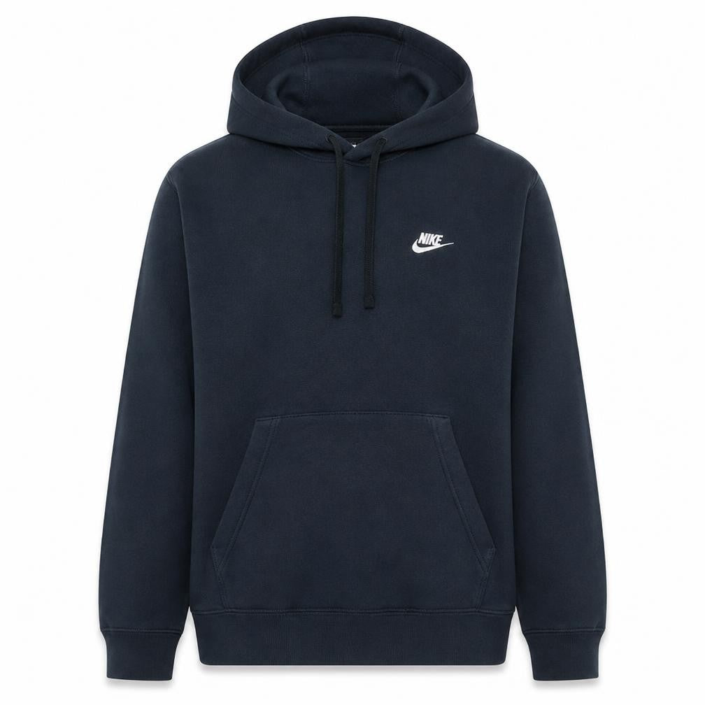 Nike Men's Black Pullover Hoodie Medium Fleece Regular Fit