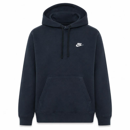 Nike Men's Black Pullover Hoodie Medium Fleece Regular Fit