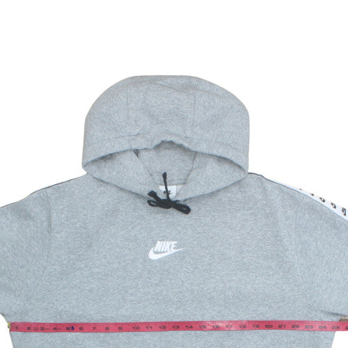 Nike Men's Grey Pullover Hoodie L Graphic Sports Fleece