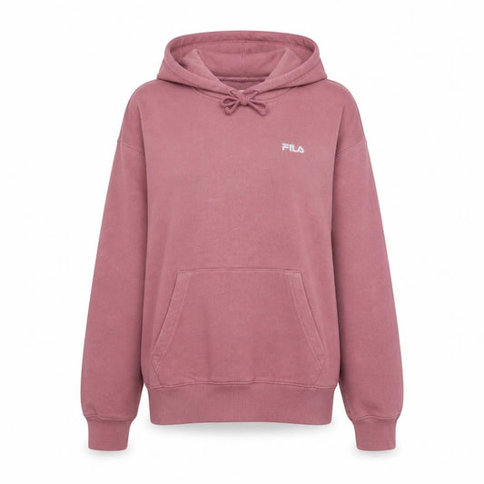 Fila Womens Pink Pullover Hoodie Size S Cotton Blend Casual