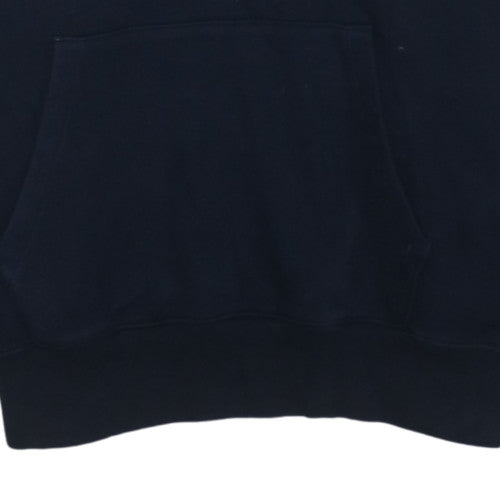 Champion Men's Black XL Pullover Hoodie with Logo Detail