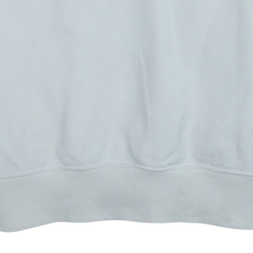 Nike Women White XS Pullover Sweatshirt Crew Neck Logo Cotton