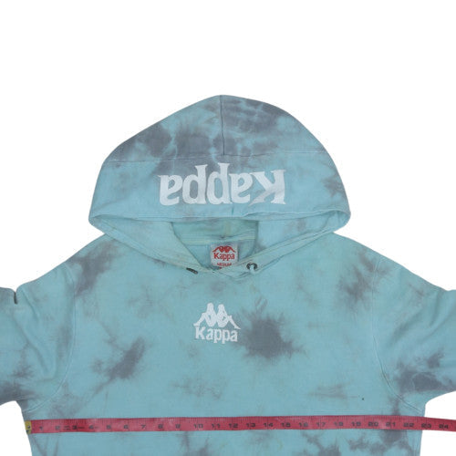 Kappa Men's Blue Tie Dye Pullover Hoodie Size M