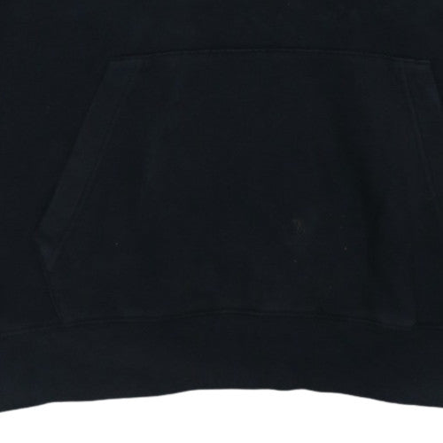 Nike Mens Black Pullover Hoodie L Cotton Blend Sweatshirt