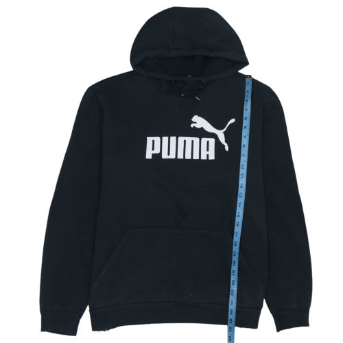 Puma Men's Black XL Pullover Hoodie Fleece Graphic Sportswear