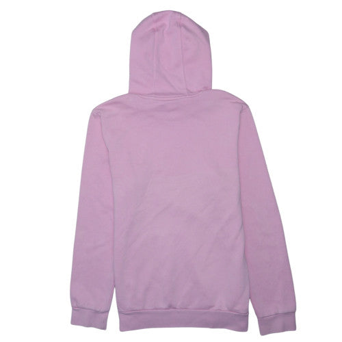 Adidas Girls Pink Pullover Hoodie 14-15 Years Fleece Logo Sportswear