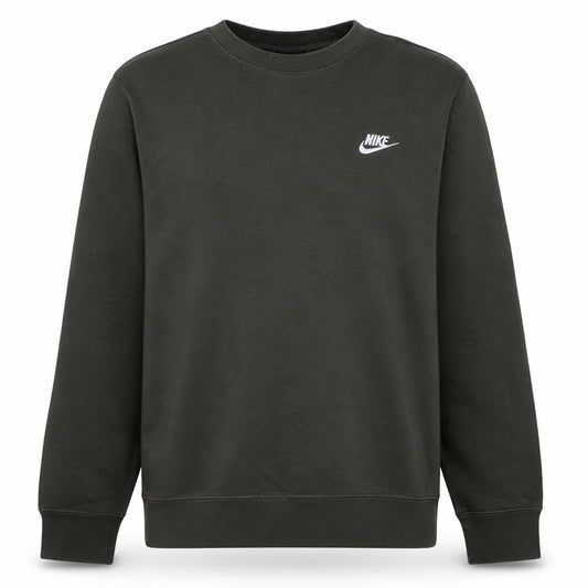 Nike Men's Green Crew Neck Sweatshirt M Pullover Regular Fit