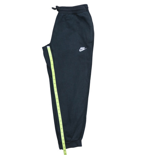Nike Men’s Black Fleece Sweatpants L Regular Fit Drawstring Cuffed