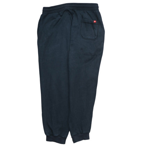Nike Men’s Black Fleece Sweatpants L Regular Fit Drawstring Cuffed