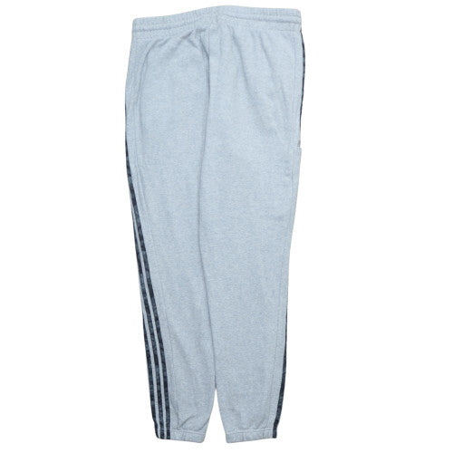Adidas Mens Grey Jogger Sweatpants L Regular Fit Sports Trousers