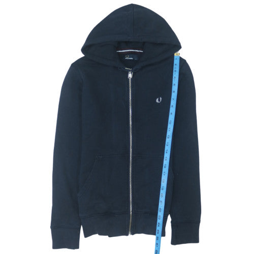 Fred Perry Men's Black Full Zip Hoodie Small