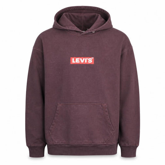 Levi's Men's Brown Relaxed Fit Pullover Hoodie Size L