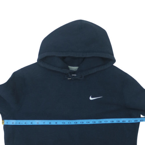 Nike Men's Blue Pullover Hoodie M Logo Fleece Sweatshirt