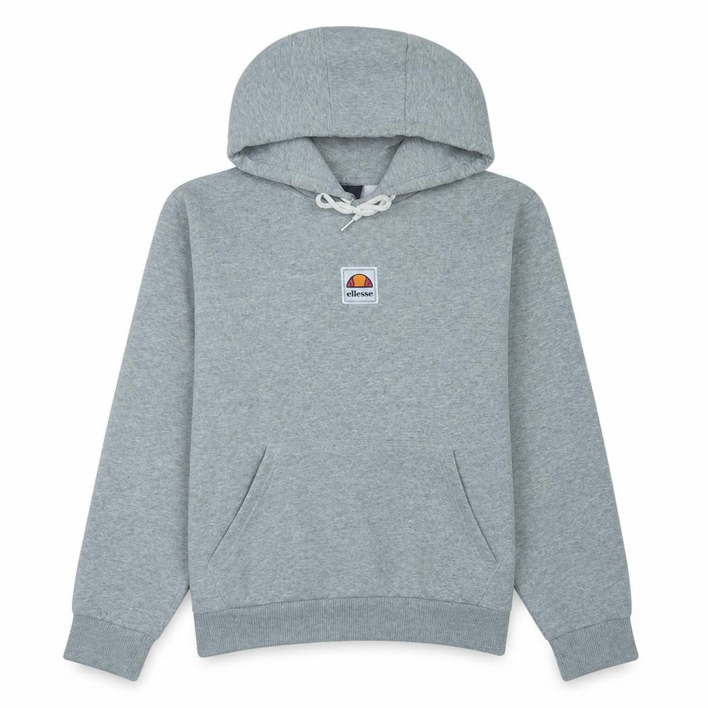 Ellesse Women's Grey Pullover Hoodie UK 12 Cotton Blend Logo