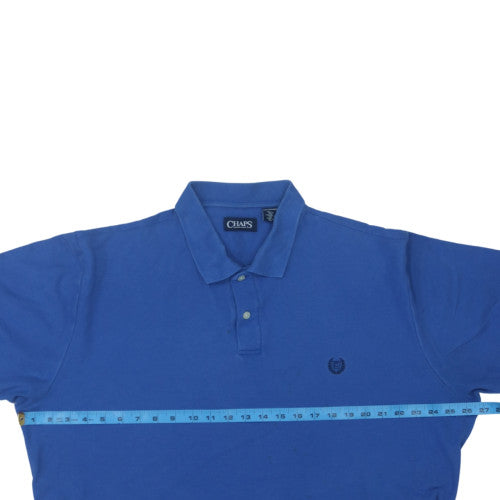 Chaps Men's Blue 2XL Classic Cotton Polo Shirt