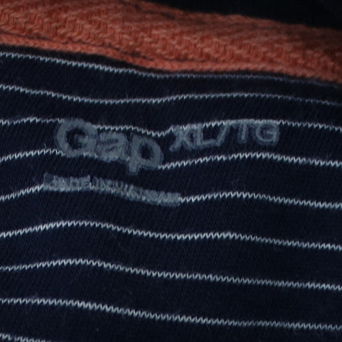 GAP Women Navy Blue XL Pullover Hoodie New York Logo Cotton Blend