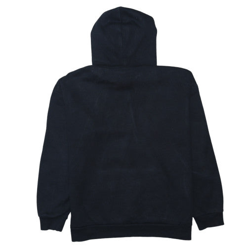 Adidas Womens Black Pullover Hoodie Size S Logo Print Casual