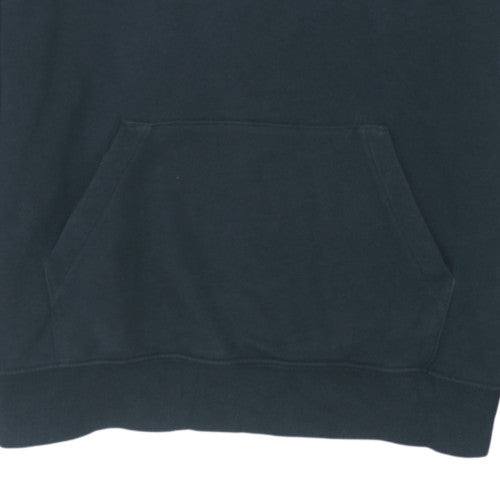 Nike Men's Black Pullover Hoodie M Logo Fleece Sweatshirt