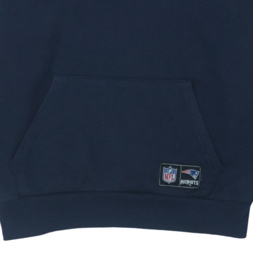 Primark NFL Patriots Men's Blue Pullover Hoodie L Regular Fit