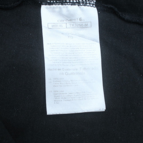Carhartt Men’s Black XL Relaxed Fit Cotton Pocket T-Shirt