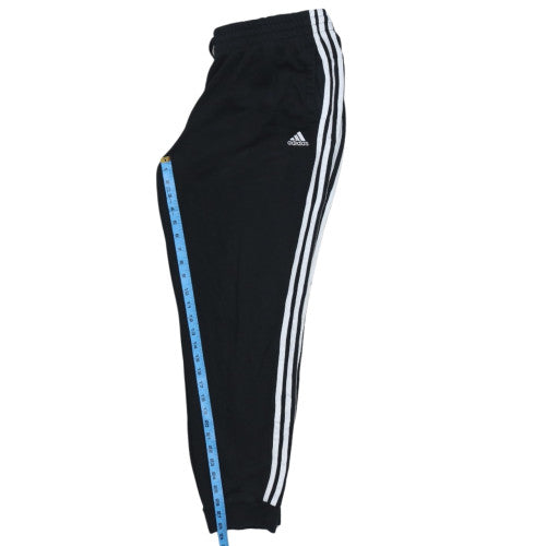 Adidas Womens Black XL Jogger Trousers with Side Stripes
