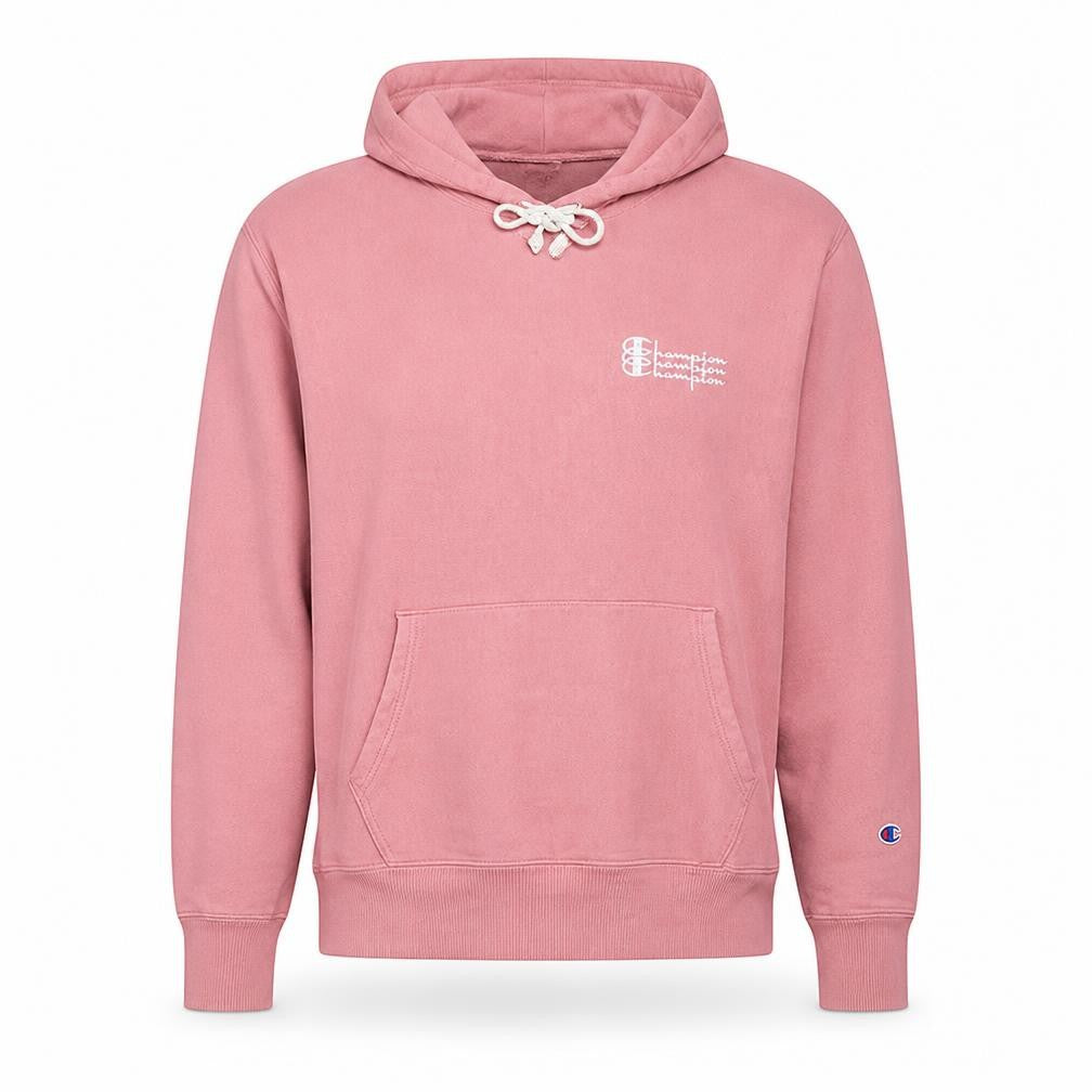 Champion Women Pink Reverse Weave Pullover Hoodie Large Cotton Blend