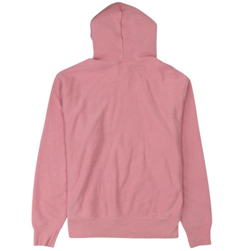 Champion Women Pink Reverse Weave Pullover Hoodie Large Cotton Blend