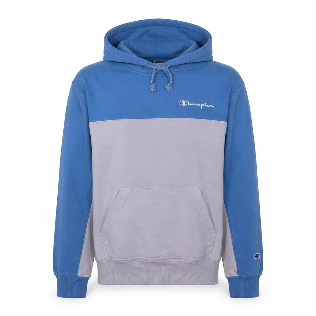 Champion Mens Blue Pullover Hoodie M Logo Sportswear