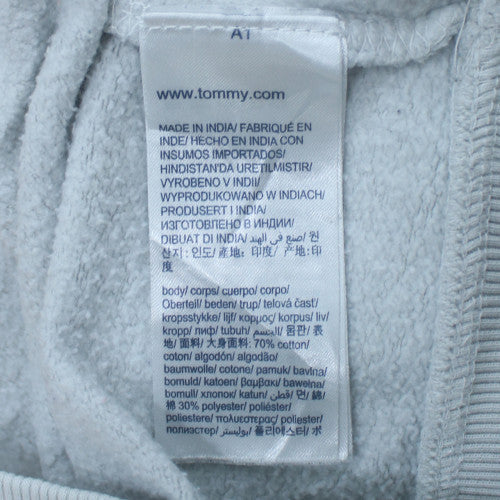 Tommy Jeans Womens Navy Pink Grey Colourblock Sweatshirt Size S