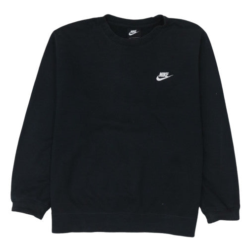 Nike Women's Black Crew Neck Pullover Sweatshirt Size L