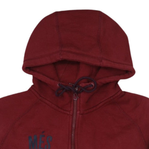 Nike Men’s Red FCB Full Zip Hoodie Size L Sportswear