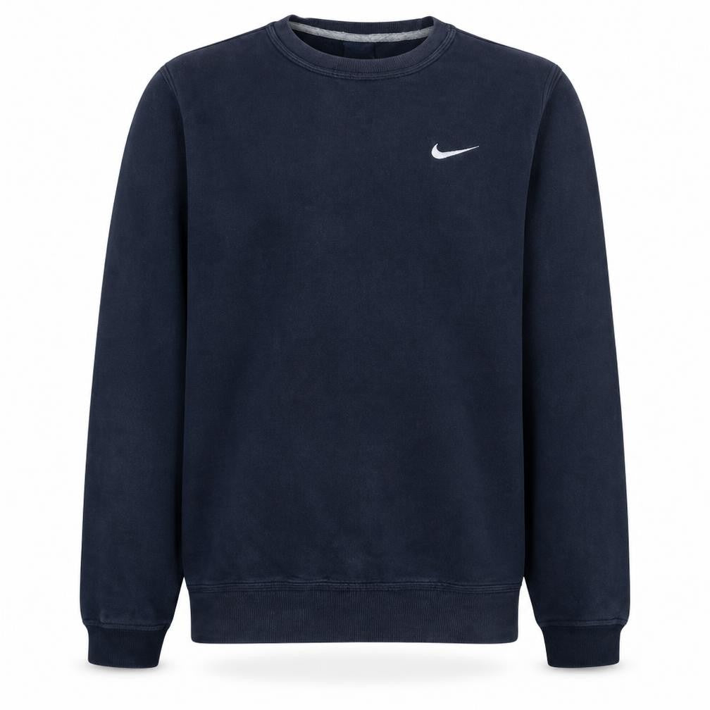 Nike Men's Blue Crew Neck Pullover Sweatshirt M Regular Fit