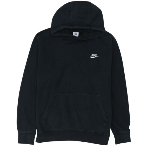 Nike Men's Black Pullover Hoodie L Regular Fit Fleece Sportswear