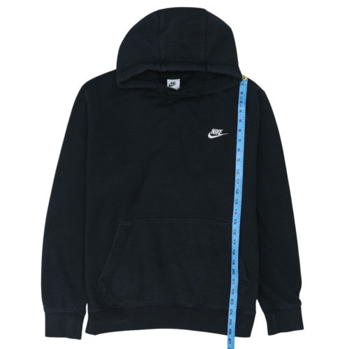 Nike Men's Black Pullover Hoodie L Regular Fit Fleece Sportswear