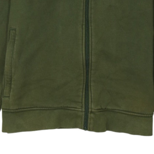 Lacoste Men’s Green Full Zip Hoodie Size L Regular Fleece Logo