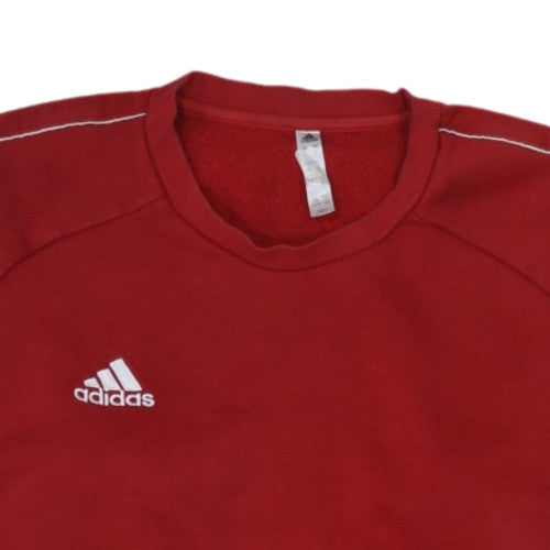 adidas Men's Red XL Pullover Crew Neck Sweatshirt