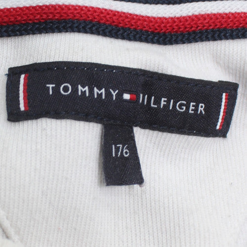 Tommy Hilfiger Men's White Crew Neck Sweatshirt Size L